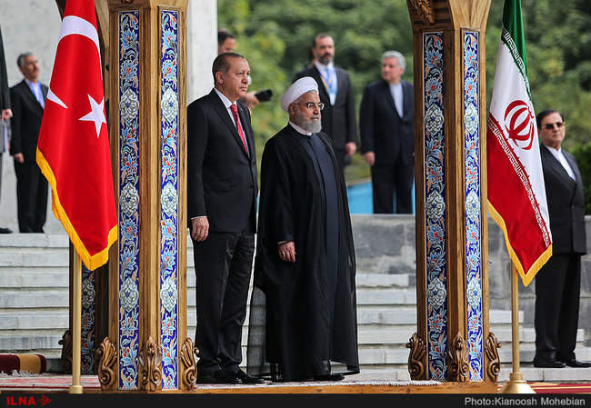 مراسم استقبال رسمی از رجب طیب اردوغان، رییس جمهور ترکیه