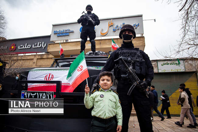 مراسم راهپیمایی ۲۲بهمن - قزوین