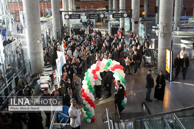 بازگشت کاروان ایران از بازی‌های پاراآسیایی جوانان (گزارش تصویری)