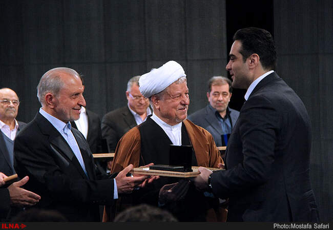 حضور آیت الله هاشمی رفسنجانی در ششمین جشنواره ملی تجلیل از تلاشگران کیفیت کشور