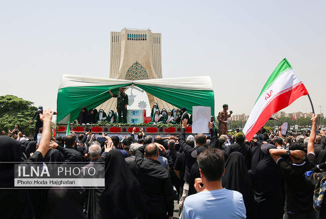  مراسم تشییع شهدای اقتدار - تهران / 4