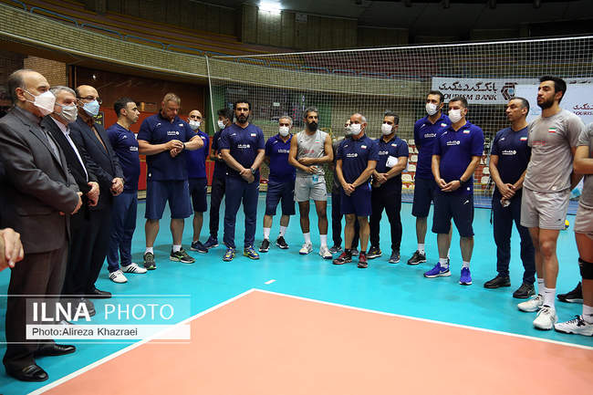 بازدید وزیر ورزش و رئیس کمیته ملی المپیک از اردوی تیم ملی کشتی و والی�