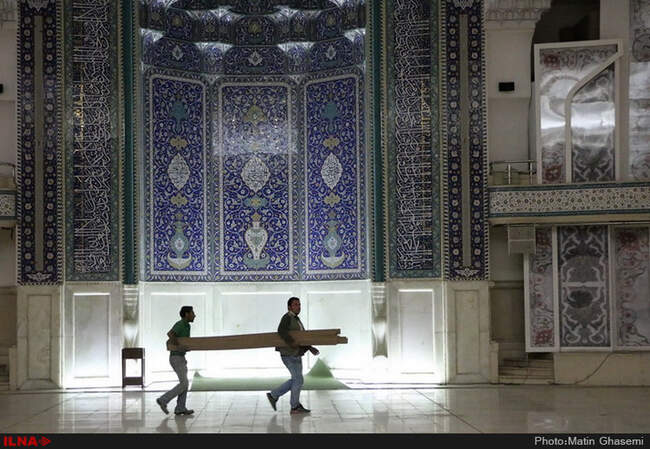 مصلی امام خمینی  برای بیست و یکمین نمایشگاه مطبوعات آماده می‌شود.