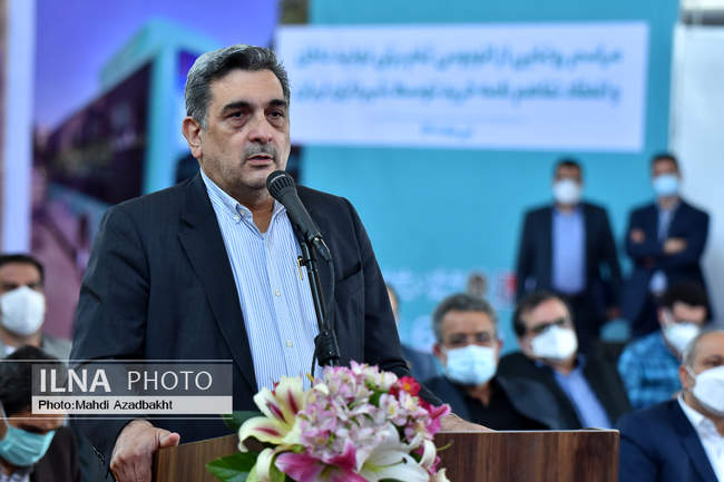 رونمایی از اتوبوس تمام برقی تولید داخل با حضور مجازی رئیس جمهور 