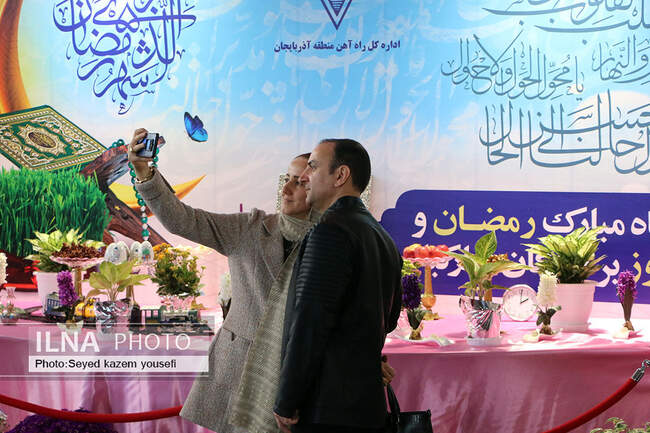 بدرقه مسافران نوروزی در راه آهن تبریز