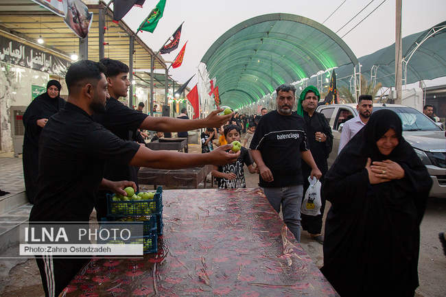 عبور زائران اربعین حسینی از مرز چذابه