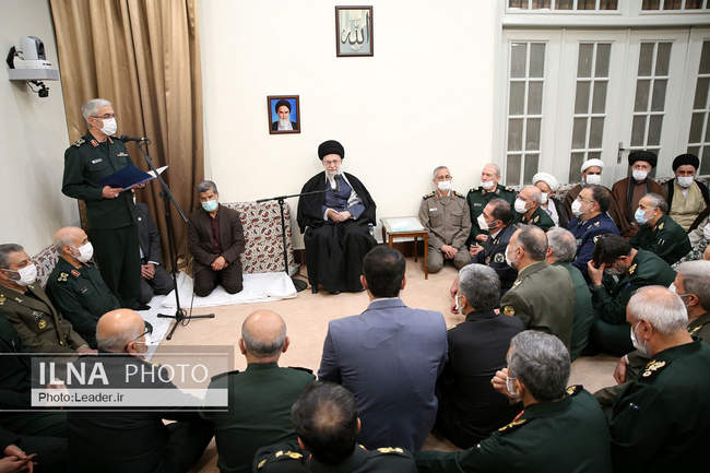 فرمانده معظم کل قوا در دیدار فرماندهان و مسئولان ارشد نیروهای مسلح