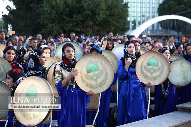 اجتماع ذاکران نبوی در میدان آزادی سنندج 