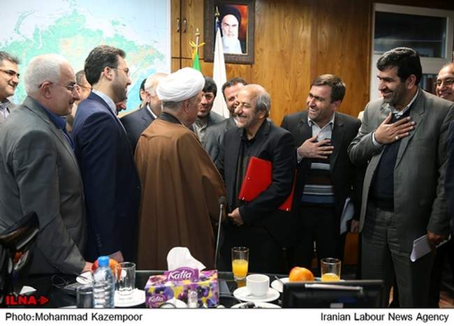 دیدار استاندار، مدیران و مسؤولان استان مازندران با آیت الله هاشمی