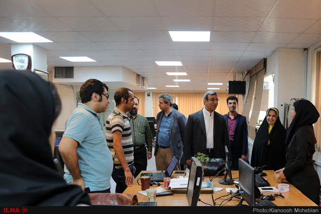 حضور غلامحسین مظفری مدیرعامل منطقه آزاد کیش در ایلنا