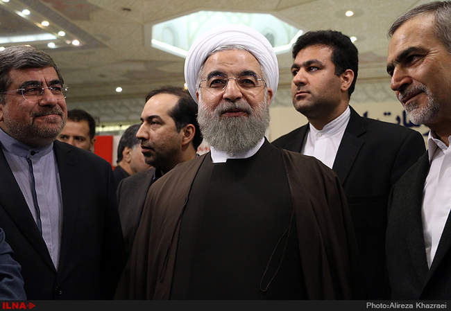بازدید رییس جمهوری از نمایشگاه مطبوعات 