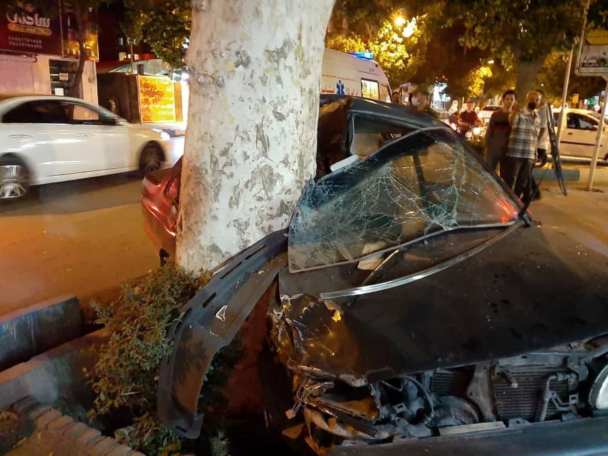  ٢ جوان نیشابوری در حادثه تصادف جانباختند