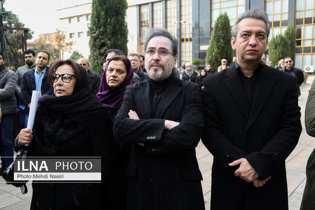 مراسم تشییع پیکر تورج شعبانخانی