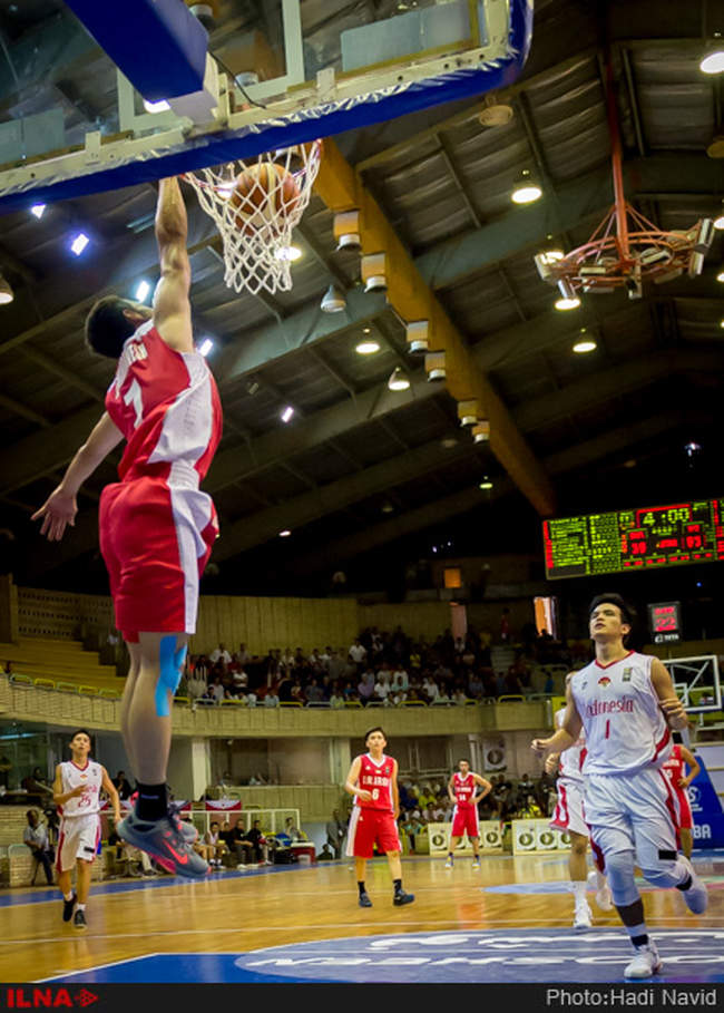 بیست و چهارمین دوره مسابقات بسکتبال قهرمانی جوانان آسیا: ایران - اندو