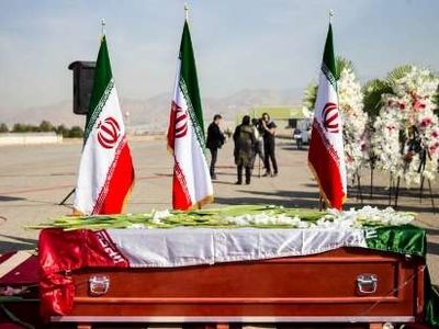 تشییع پیکر دو تن از جان‌باختگان حادثه منا در آبادان