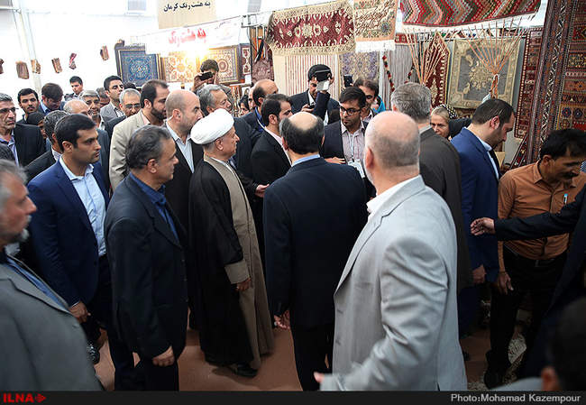 مراسم اختتامیه جشنواره فرهنگی اقتصادی کرمان با حضور آیت الله هاشمی ر