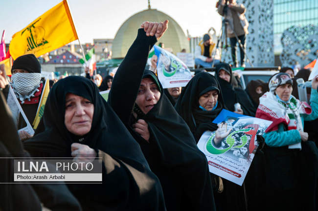 مراسم بزرگداشت ۹ دی در میدان امام حسین(ع) تهران