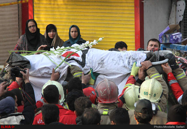 هفتمین روز حادثه پلاسکو/3
 
