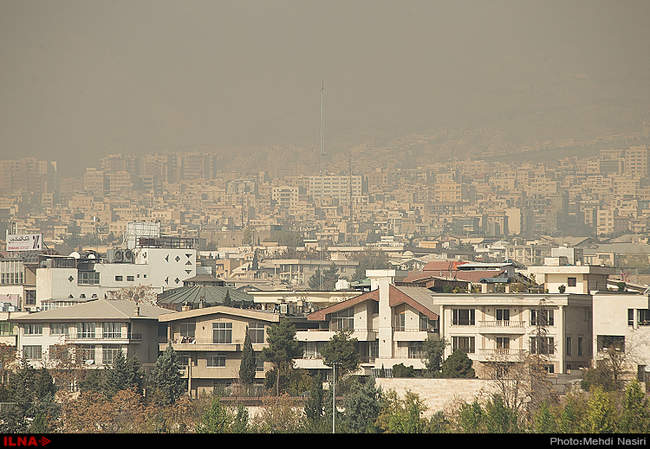 آلودگی امروز هوای تهران