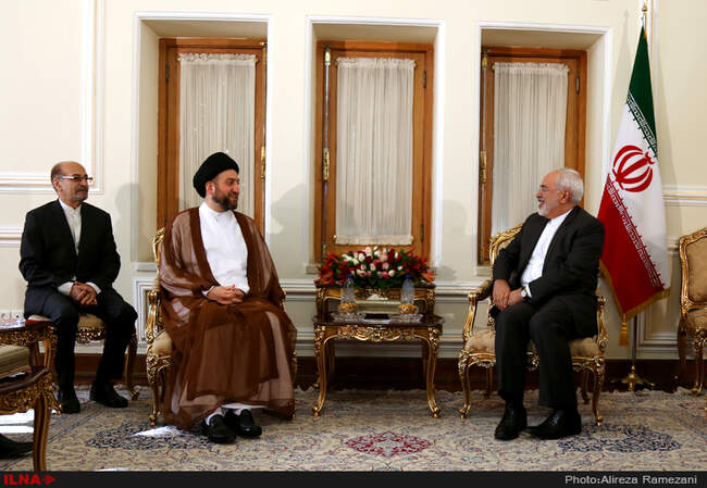 دیدار رئیس مجلس اعلای اسلامی عراق با وزیر امورخارجه