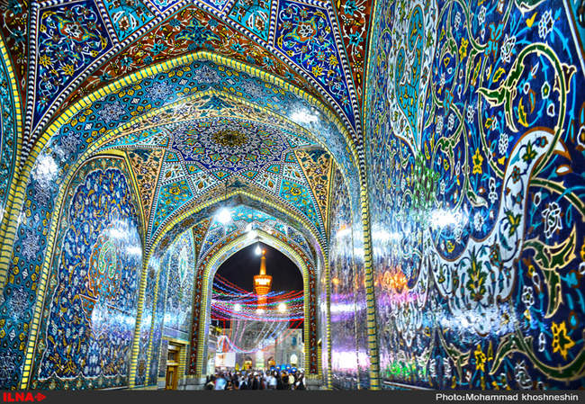 آذین بندی حرم مطهر امام رضا (ع)
