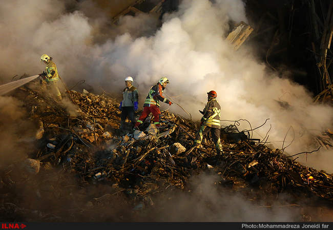 عملیات امداد و نجات ساختمان پلاسکو