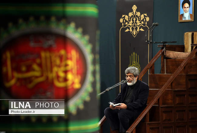 آخرین شب مراسم عزاداری حضرت فاطمه‌زهرا (س) با حضور رهبر معظم انقلاب