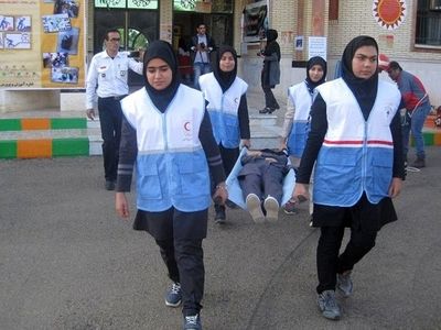مانور سراسری آمادگی در برابر زلزله در گیلان اجرا شد