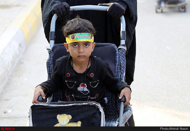 راهپیمایی کودکان از نجف تا کربلا/3