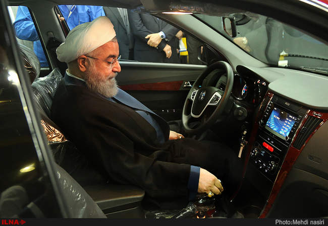 مراسم افتتاح و بهره برداری دو خط خودرو گروه صنعتی ایران خودرو با حضور