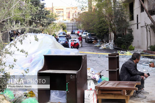 حملات به مناطق مسکونی در گیشا تهران
