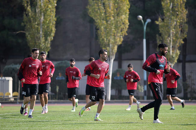 گزارش تصویری تمرین پرسپولیس/ غبار پیری روی صورت یحیی 