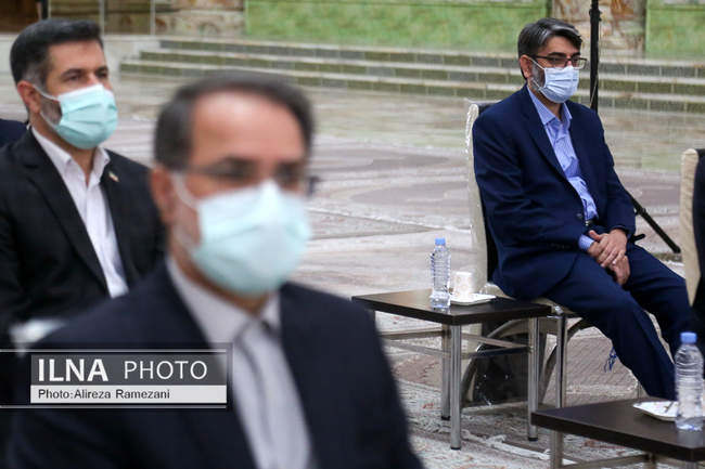 تجدید میثاق حجت الاسلام و المسلمین سید ابراهیم رئیسی و مسئولان عالی 