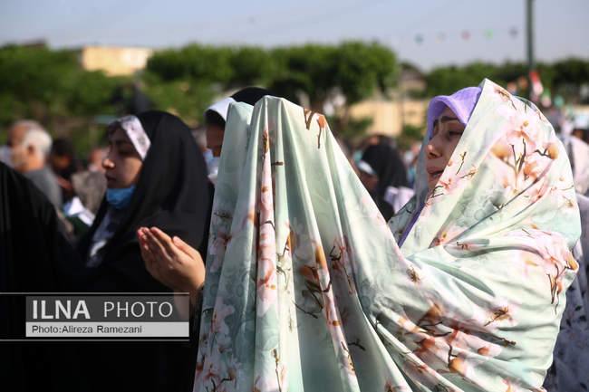 مراسم اقامه نماز عید سعید فطر در حرم حضرت عبدالعظیم حسنی(ع)