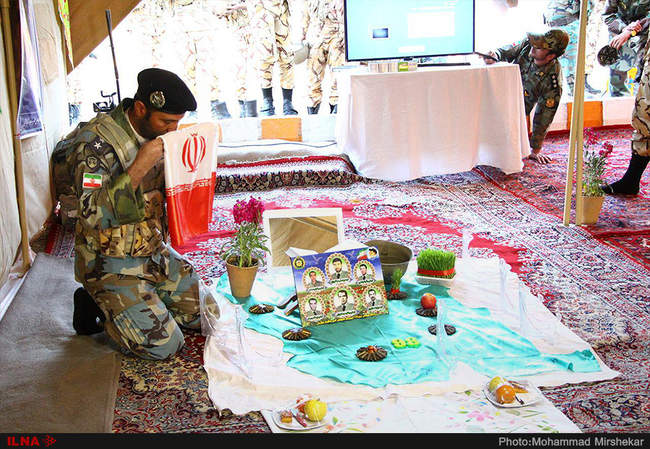 حضورفرمانده نیروی زمینی ارتش در جمع افسران و سربازان مستقر در دوغارو