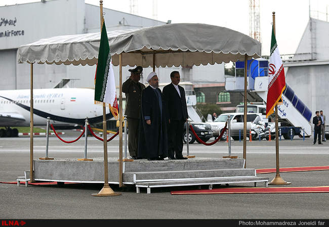 بدرقه رسمی رئیس جمهور در عزیمت به کشور ترکیه