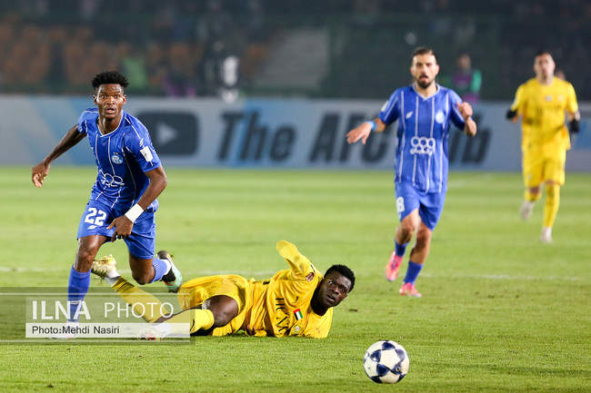 دیدار تیم ‌های فوتبال استقلال ایران و الوصل امارات