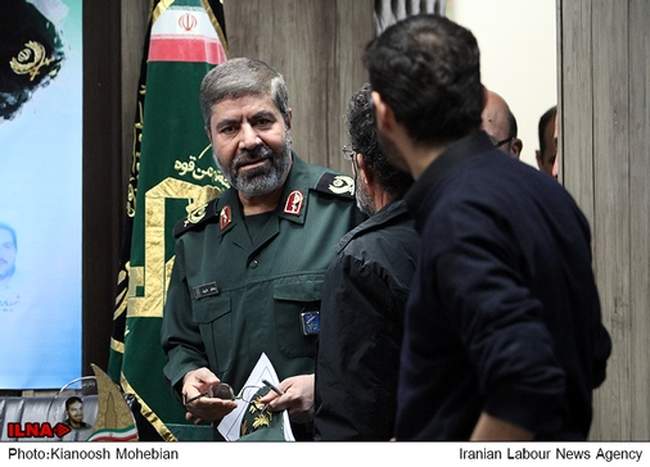 نشست خبری مسئول روابط عمومی سپاه پاسداران