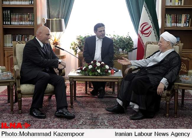 دیدار سفیر کشور سوئیس با آیت الله هاشمی