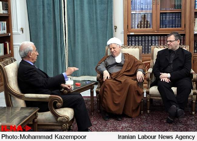 دیدار پرفسور سمیعی با آیت الله هاشمی رفسنجانی