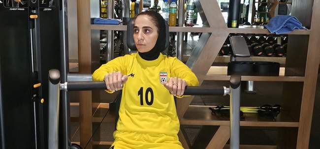 تمرین ریکاوری ملی پوشان فوتسال بانوان در سالن جیم