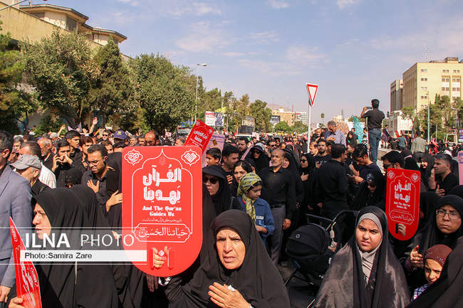 پیاده روی جاماندگان اربعین - شیراز
