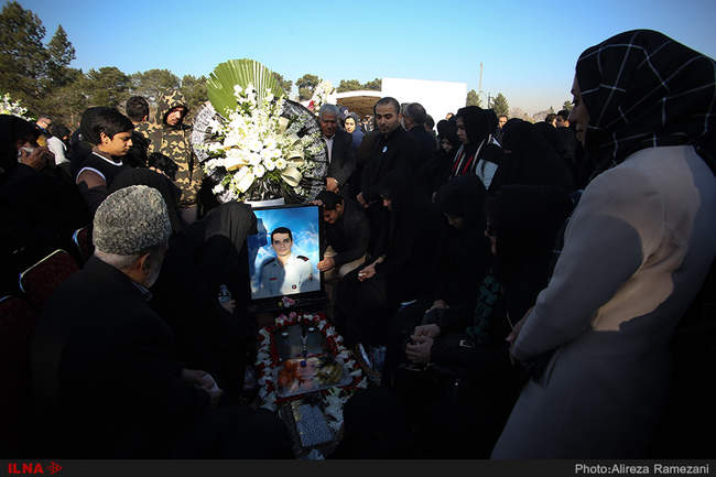 مراسم اولین سالگرد شهدای آتش نشان حادثه پلاسکو