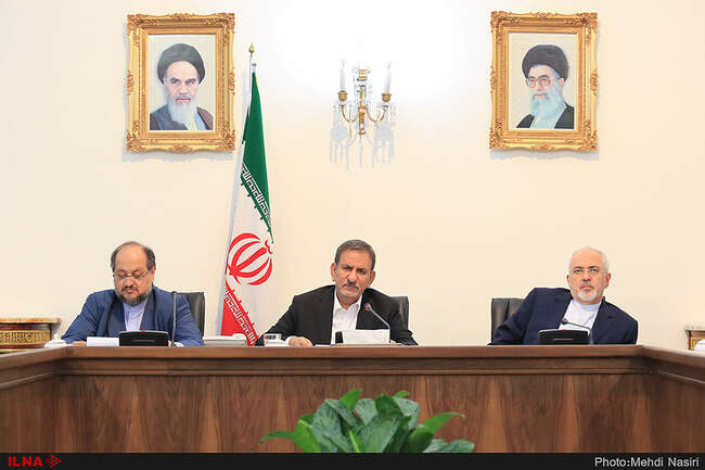 جلسه ستاد آفریقا با حضور اسحاق جهانگیری 