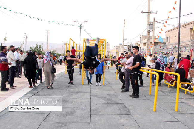آیین افتتاح پروژه پیاده راه ورزش وسلامت درشیراز