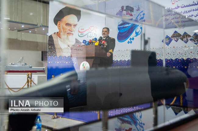 نشست خبری فرمانده نیروی دریایی ارتش جمهوری اسلامی ایران 