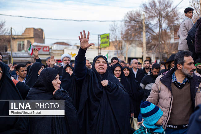 تشییع شهدای مدافع امنیت در قزوین به روایت تصویر