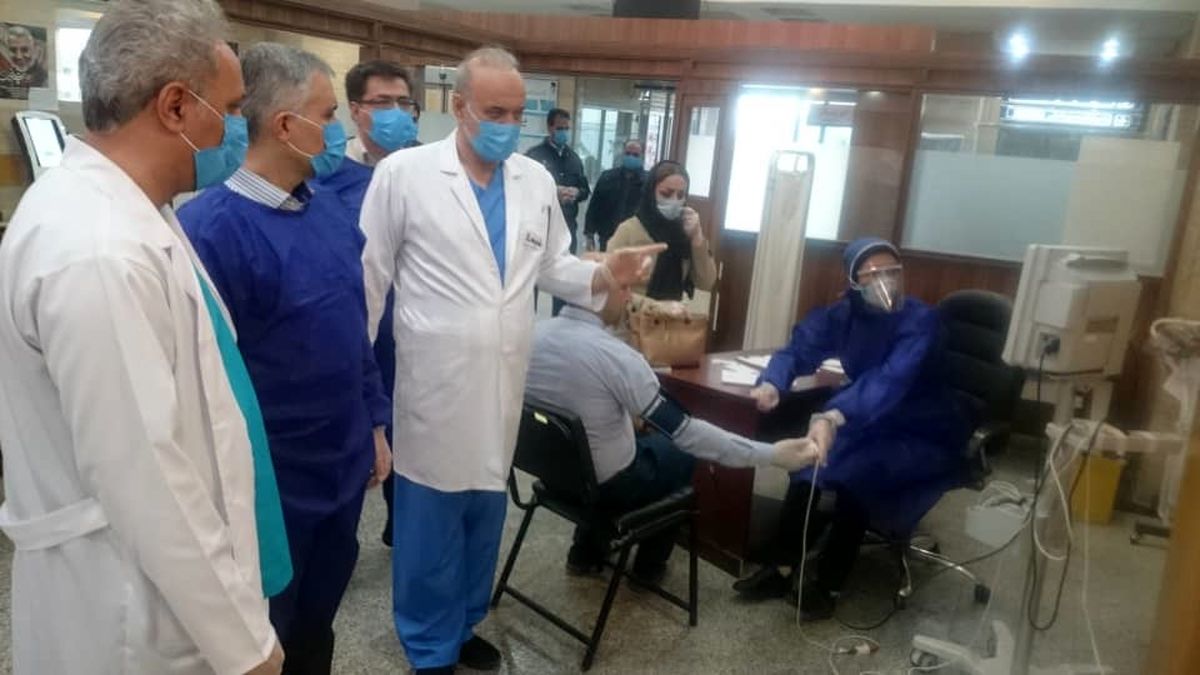 بازدید مدیر عامل ذوب آهن اصفهان از اورژانس کرونا و تقدیر از کادر درمان