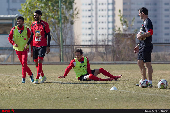 تمرین امروز تیم پرسپولیس