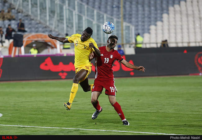 دیدار تیم های ملی فوتبال ایران و توگو 